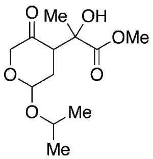 Tetrahydro-Alpha-hydroxy-Alpha-methyl-2-(1-methylethoxy)-5-oxo-2H-pyran-4-acetic acid Methyl Ester