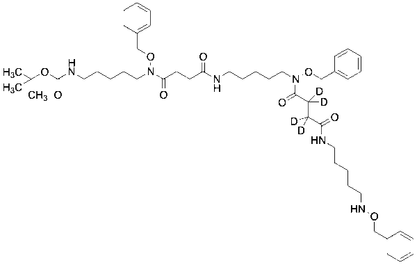 9,12,20,23-Tetraoxo-32-phenyl-8,19-bis(phenylmethoxy)-31-oxa-2,8,13,19,24,30-hexaazadotriacontanoic-d4 Acid 1,1-Dimethylethyl Ester