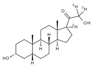 5beta-Pregnan-3alpha,21-diol-20-one-17alpha,21,21-d3