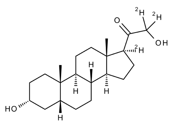 5beta-Pregnan-3alpha,21-diol-20-one-17alpha,21,21-d3