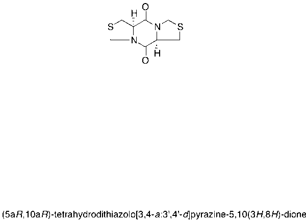 (5aR,10aR)-Tetrahydrodithiazolo[3,4-a:3',4'-d]pyrazine-5,10(3H,8H)-dione