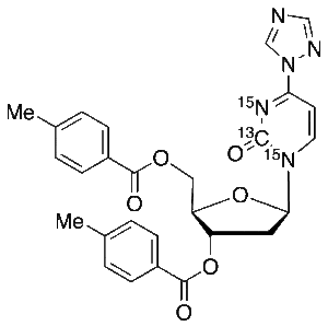 4-(1,2,4-Triazolyl)-3’5’-di-O-p-toluoyl-2’-deoxycytidine-13C,15N2