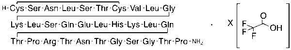 Des-22-Tyr-calcitonin (Salmon) Trifluoroacetate Salt