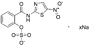 Tizoxanide Sulfate Ester Sodium Salt
