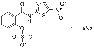 Tizoxanide Sulfate Ester Sodium Salt