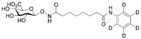 Suberoylanilide-d5 Hydroxamic Acid Beta-D-Glucuronide