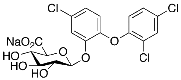 Triclosan O-beta-D-Glucuronide Sodium Salt
