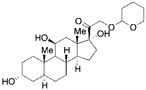 (3a,5a,11b)-3,11,17-trihydroxy-21-[(tetrahydro-2H-pyran-2-yl)oxy]-pregnan-20-one