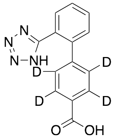 2'-(2H-Tetrazol-5-yl)-[1,1'-biphenyl]-4-carboxylic Acid-d4