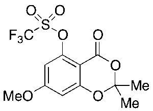 7-Methoxy-2,2-dimethyl-4-oxo-4H-1,3-benzodioxin-5-yl Triflate