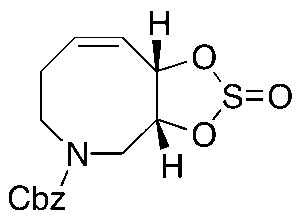 3a,6,7,9a-Tetrahydro-1,3,2-dioxathiolo[4,5-c]azocine-5(4H)-carboxylic Acid Phenylmethyl Ester 2-Oxide