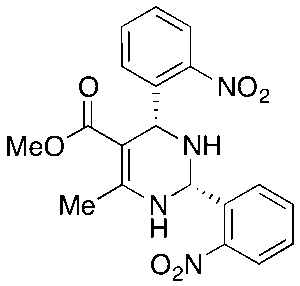 (2R,4R)-rel-1,2,3,4-Tetrahydro-6-methyl-2,4-bis(2-nitrophenyl)-5-pyrimidinecarboxylic Acid Methyl Ester