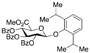 2,3,4-Tri-O-benzoyl Propofol-Beta-D-glucuronide Methyl Ester