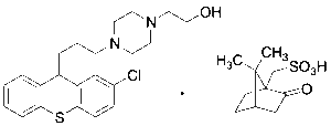 Zuclopenthixol (-)-10-Camphorsulfonic Acid Salt