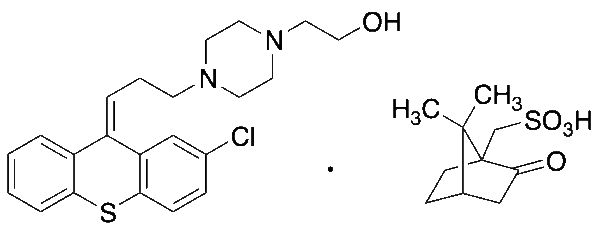 Zuclopenthixol (-)-10-Camphorsulfonic Acid Salt