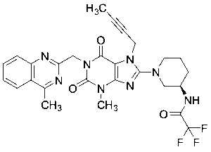 3-Trifluoroacetylamino Linagliptin