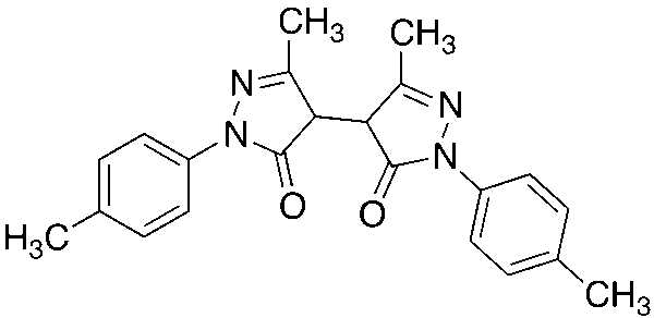 2,2',4,4'-Tetrahydro-5,5'-dimethyl-2,2'-bis(4-methylphenyl)[4,4'-bi-3H-pyrazole]-3,3'-dione