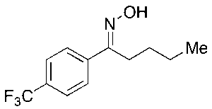 (E)-1-(4-(Trifluoromethyl)phenyl)pentan-1-one Oxime