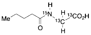 N-Valerylglycine-13C2,15N
