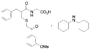 Thiorphan Methoxyacetophenone Derivative Dicyclohexylamine Salt (85%)