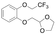 2-[[2-(2,2,2-Trifluoroethoxy)phenoxy]methyl]-1,3-dioxolane