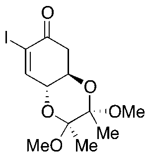 (2S,3S,4aR,8aR)-2,3,4a,8a-Tetrahydro-7-iodo-2,3-dimethoxy-2,3-dimethyl-1,4-benzodioxin-6(5H)-one