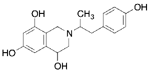 1,2,3,4-Tetrahydro-2-[2-(4-hydroxyphenyl)-1-methylethyl]-4,6,8-isoquinolinetriol
