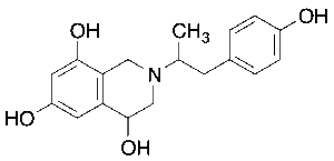 1,2,3,4-Tetrahydro-2-[2-(4-hydroxyphenyl)-1-methylethyl]-4,6,8-isoquinolinetriol