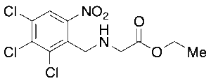 2-((2,3,4-Trichloro-6-nitrobenzyl)amino)acetic Acid Ethyl Ester