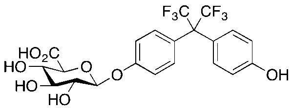 4,4'-[2,2,2-Trifluoro-1-(trifluoromethyl)ethylidene]bisphenol Mono-Beta-D-glucuronide