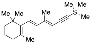 1,3,3-Trimethyl-2-[(1E,3E)-3-methyl-6-(trimethylsilyl)-1,3-hexadien-5-yn-1-yl]-cyclohexene