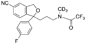 N-Trifluoroacetodesmethyl Citalopram-d3