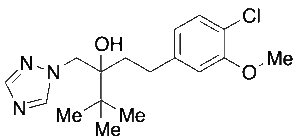 3-((1H-1,2,4-Triazol-1-yl)methyl)-1-(4-chloro-3-methoxyphenyl)-4,4-dimethylpentan-3-ol
