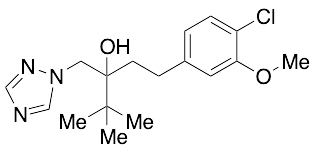 3-((1H-1,2,4-Triazol-1-yl)methyl)-1-(4-chloro-3-methoxyphenyl)-4,4-dimethylpentan-3-ol
