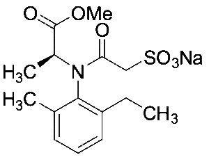 Sodium N-(Oxoethane-1-sulfonate)-N-(2-ethyl-6-methylphenyl)-L-alanine Methyl Ester