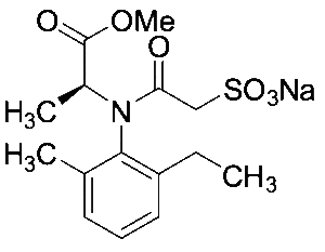 Sodium N-(Oxoethane-1-sulfonate)-N-(2-ethyl-6-methylphenyl)-L-alanine Methyl Ester