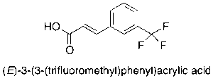 (E)-3-(3-(Trifluoromethyl)phenyl)acrylic Acid