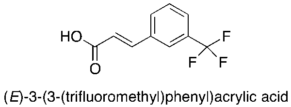 (E)-3-(3-(Trifluoromethyl)phenyl)acrylic Acid