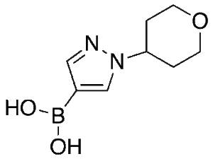B-[1-(Tetrahydro-2H-pyran-4-yl)-1H-pyrazol-4-yl]boronic Acid