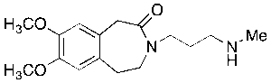 1,3,4,5-Tetrahydro-7,8-dimethoxy-3-[3-(methylamino)propyl]-2H-3-benzazepin-2-one