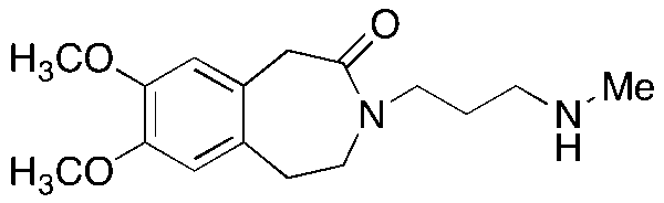 1,3,4,5-Tetrahydro-7,8-dimethoxy-3-[3-(methylamino)propyl]-2H-3-benzazepin-2-one