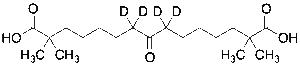 2,2,14,14-Tetramethyl-8-oxopentadecanedioic Acid-d4