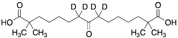 2,2,14,14-Tetramethyl-8-oxopentadecanedioic Acid-d4