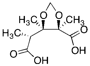 (2R,3R,4R)-2,3,4-Trimethyl-2,3-(methylenedioxy)pentanedioic Acid