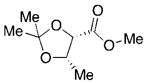 (4S,5S)-2,2,5-Trimethyl-1,3-dioxolane-4-carboxylic Acid Methyl Ester