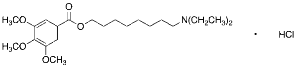 3,4,5-Trimethoxybenzoic Acid 8-(Diethylamino)octyl Ester, Hydrochloride