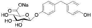 (2S,3S,4S,5R,6S)-3,4,5-Trihydroxy-6-(4-(4-hydroxybenzyl)phenoxy)tetrahydro-2H-pyran-2-carboxylate Sodium Salt