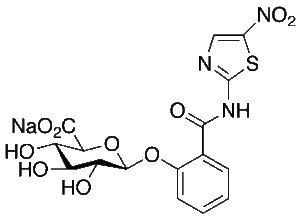Tizoxanide Glucuronide Sodium Salt