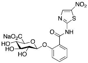 Tizoxanide Glucuronide Sodium Salt