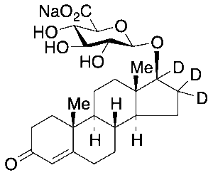 Testosterone-d3 Beta-D-Glucuronide Monosodium Salt